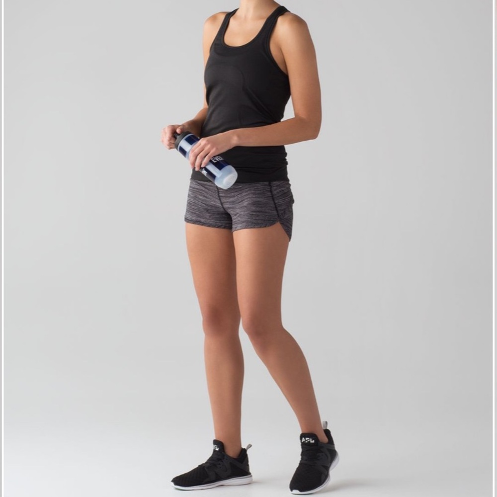 lululemon athletica Black and White Athletic Shorts